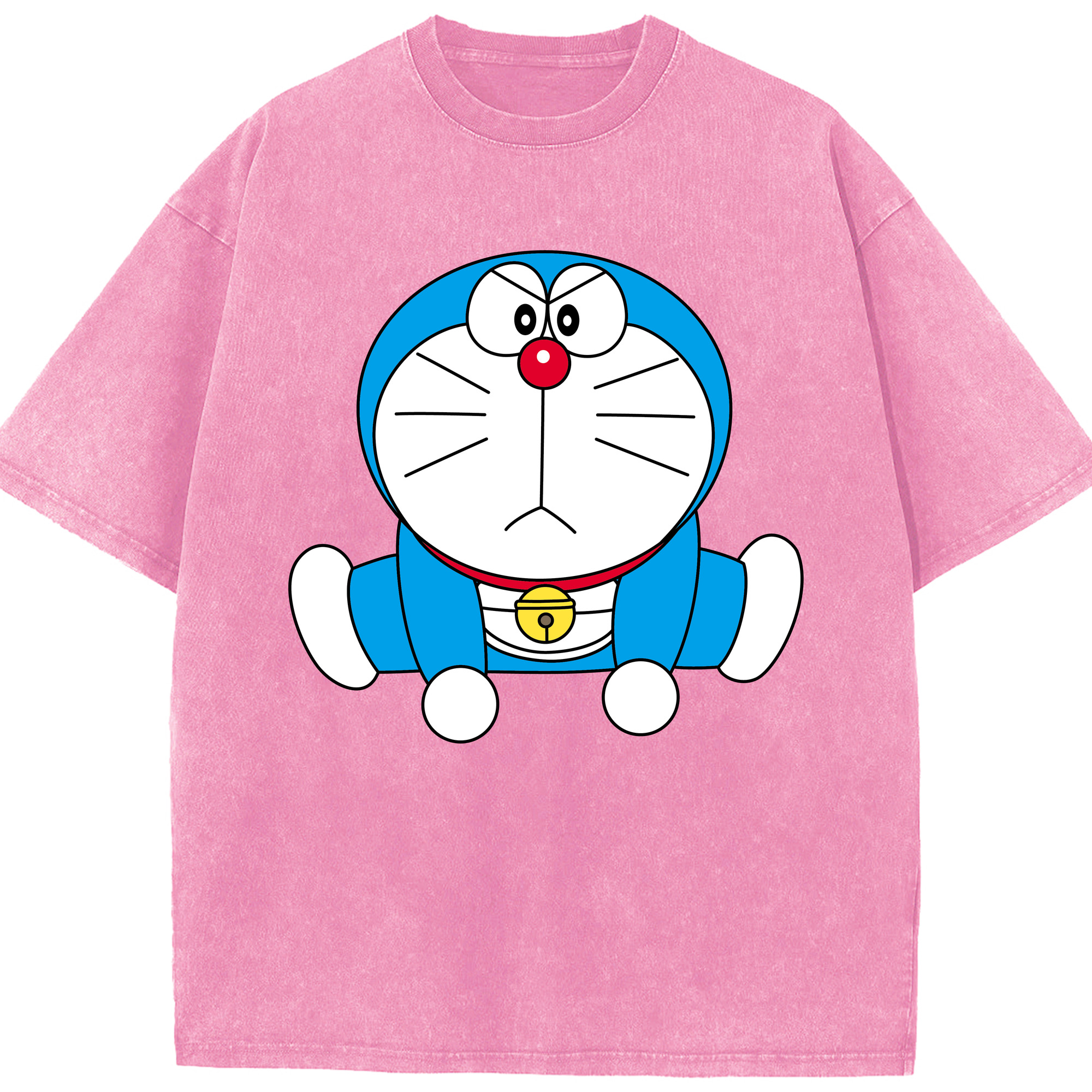 （画像用） ドラえもん Doraemon 綿100% ヴィンテージ風 半袖Tシャツ（フロントプリント）
